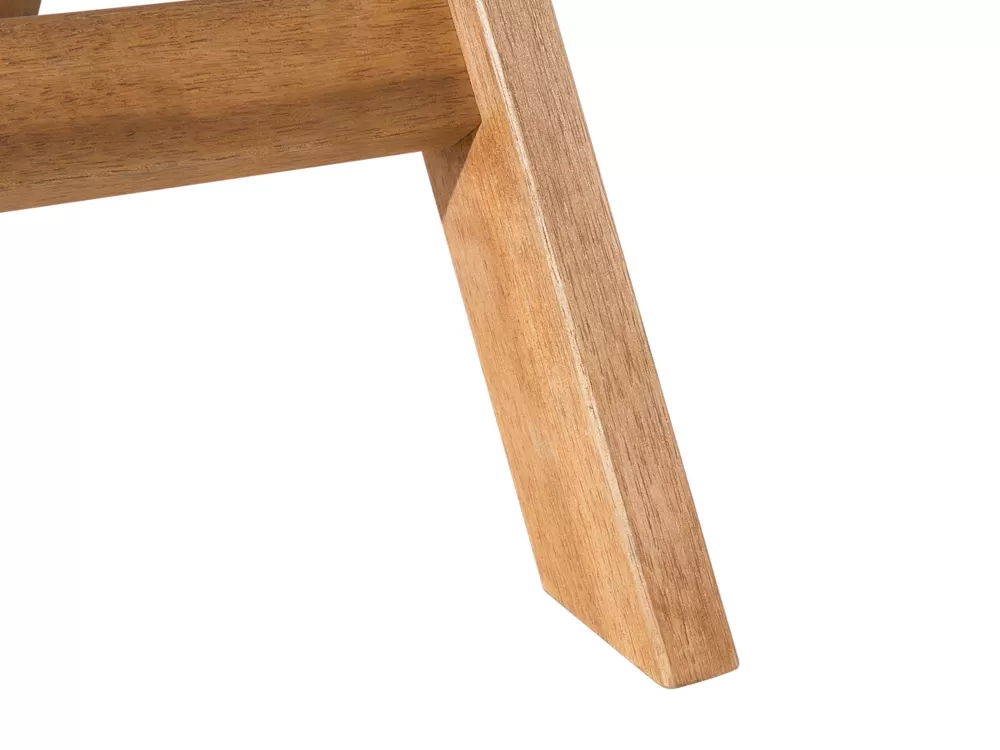 Beliani Set Bistrot da Esterno 2 Posti in Legno di Acacia Chiaro con Tavolino, Design Fiji