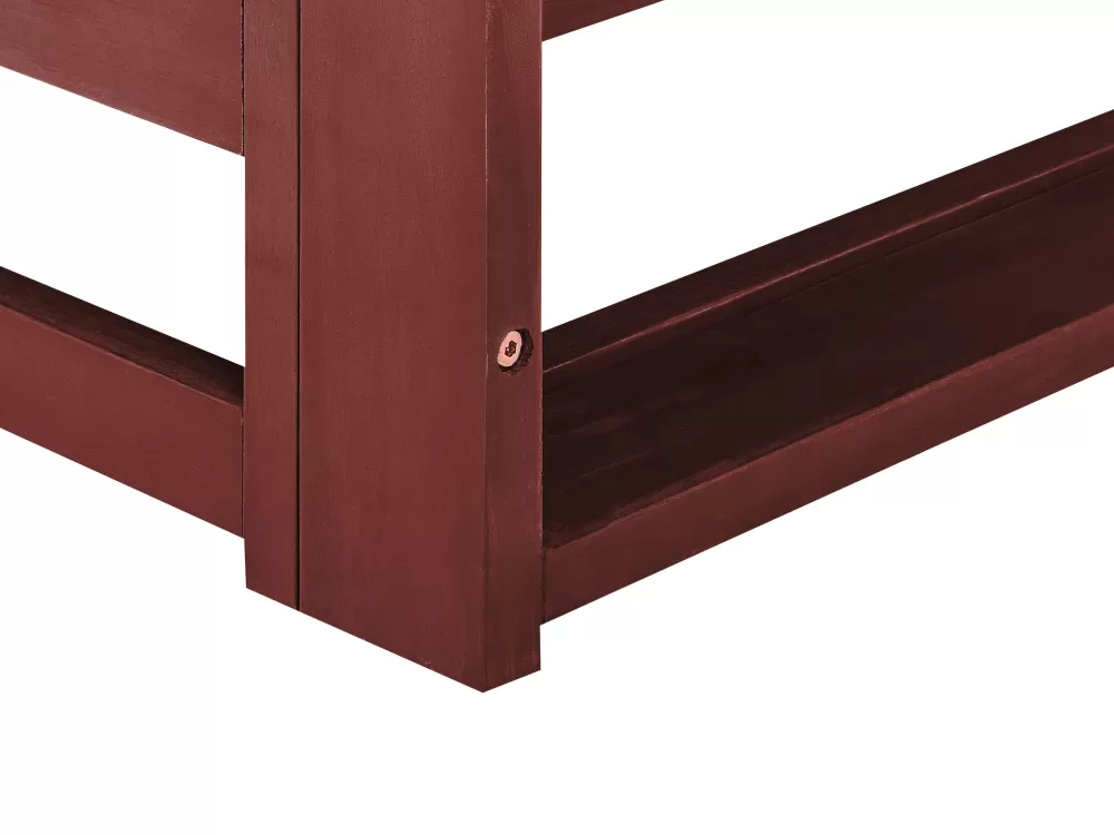 Divano da Giardino 2 Posti in Acacia Naturale Certificata - Rivestimento Impermeabile, Design Timor II con Struttura Resistente alle Intemperie - Tonalità Mogano Caldo by Beliani