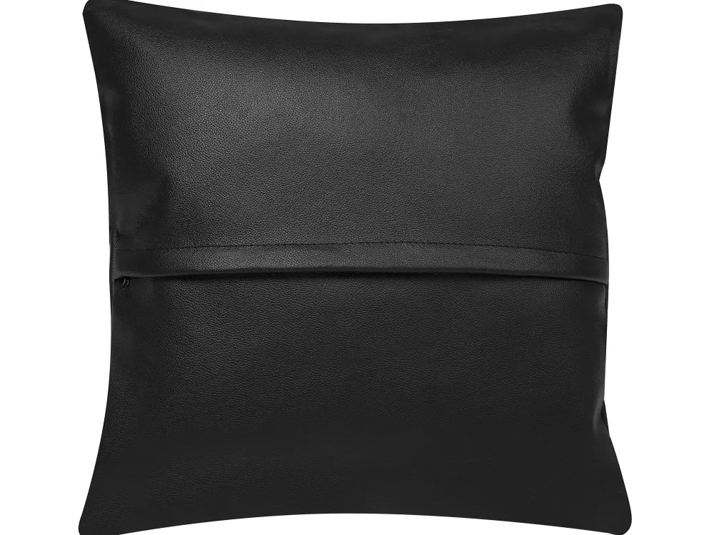 Beliani Divano Angolare 3 Posti Letto in Pelle Elegante, Design Moderno con Schienale Alto - Colore Nero Opaco, Configurazione Lato Sinistro, Linea Allungata