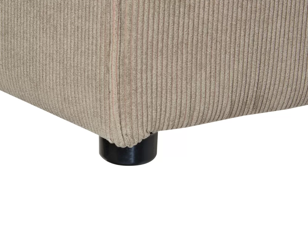 Divano Elegante 3 Posti con Contenitore Integrato Modello Vakosametti, Grigio Bruno - Design Scandinavo da Beliani