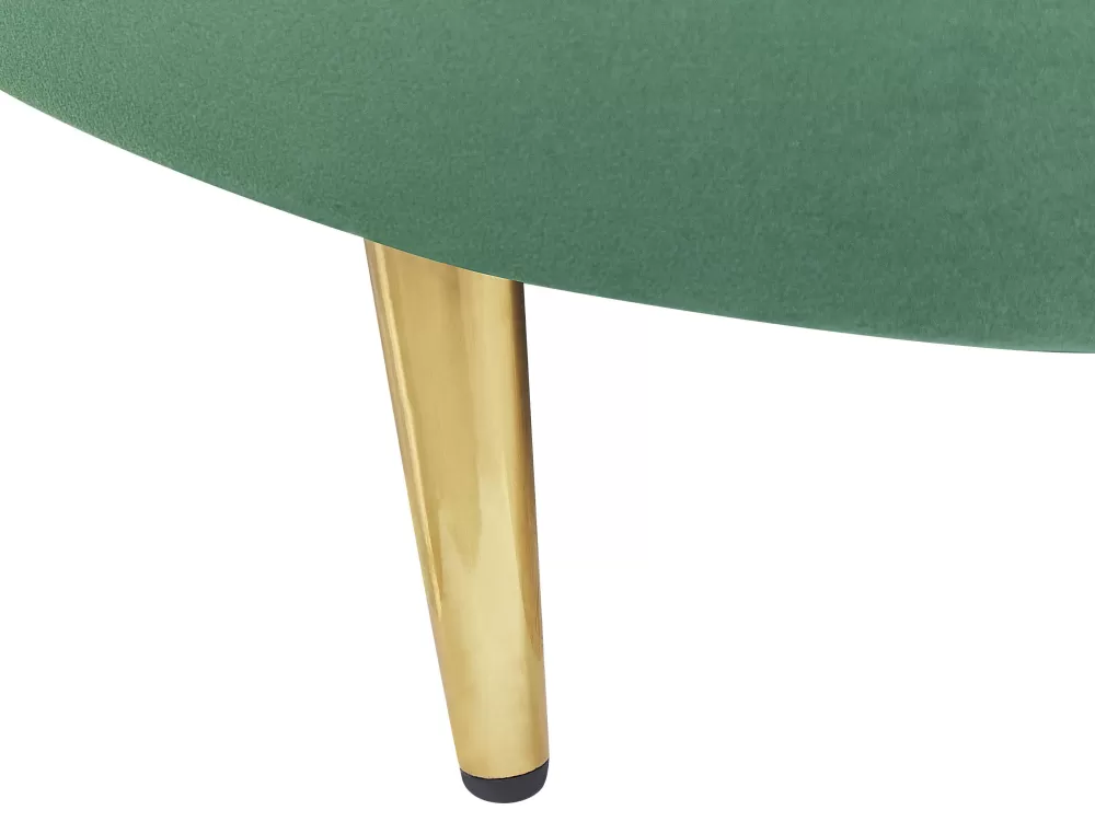 Divano Beliani 3 Posti in Velluto Smeraldo - Elegante e Comodo per il Tuo Salotto 

（：，、
