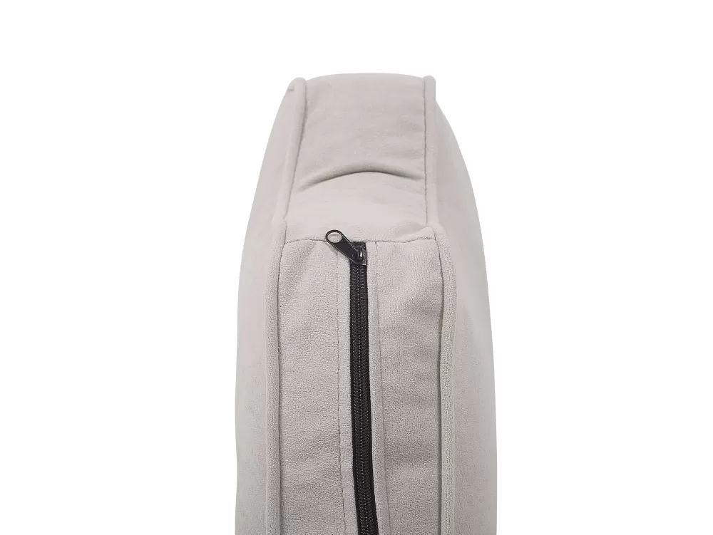Divano Beliani 3 Posti in Velluto Beige Chiaro - Design Confortevole Ronneby