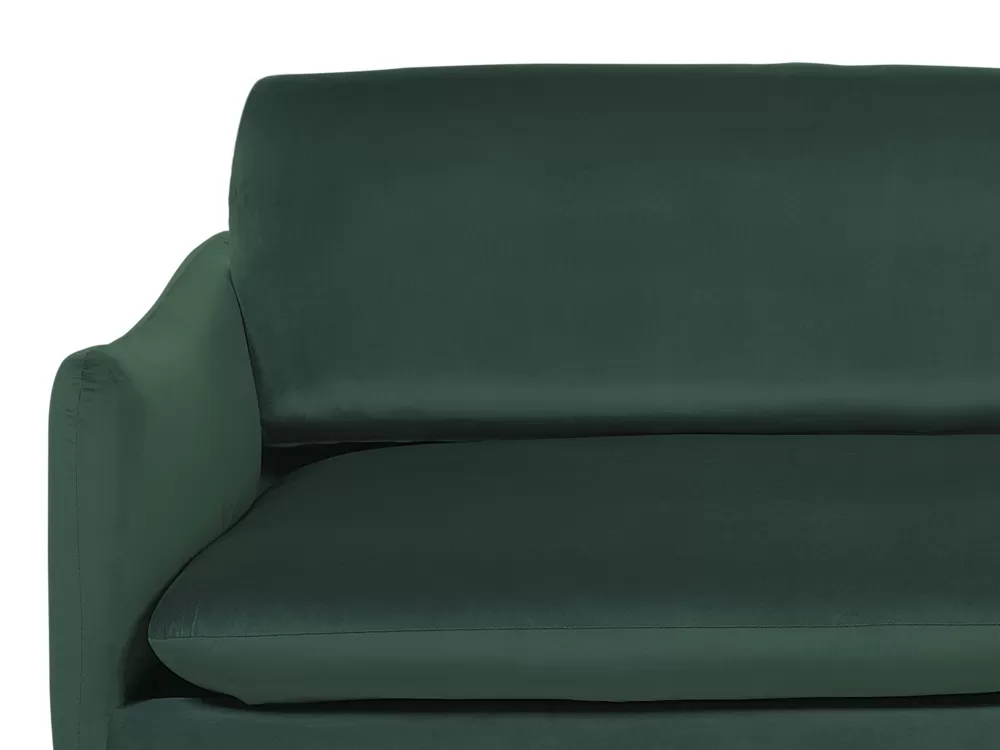 Beliani Divano 3 Posti Vinterbro - Verde Rilassante con Design Accogliente per Soggiorni Invernali