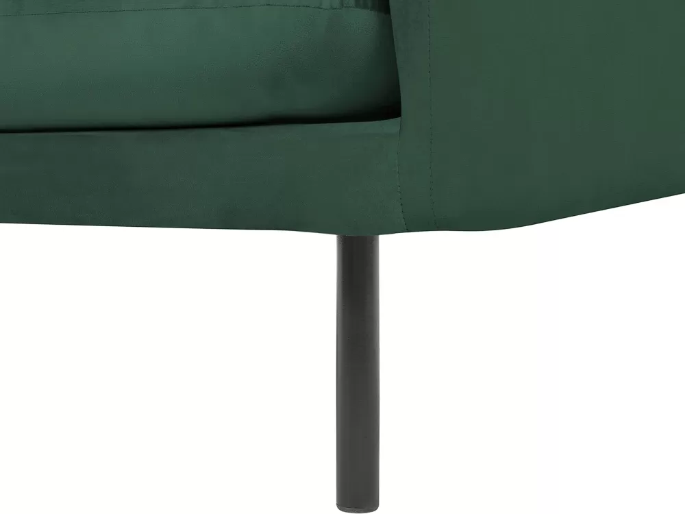 Beliani Divano 3 Posti Vinterbro - Verde Rilassante con Design Accogliente per Soggiorni Invernali