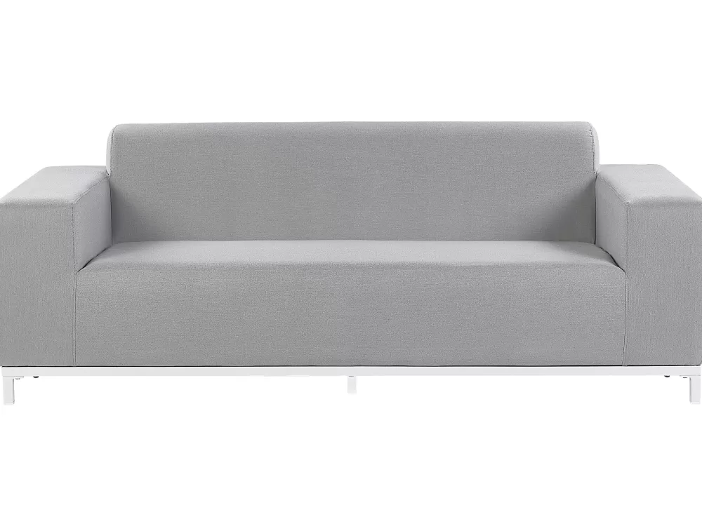 Divano da Esterno 3 Posti Tessuto Rovigo - Bianco e Grigio Chiaro, Design Resistente Beliani



Comodo Divano da Esterno 3 Posti in Tessuto Resistente - Colori Grigio Chiaro/Bianco, Linea Rovigo by Beliani per Relax all'Aperto