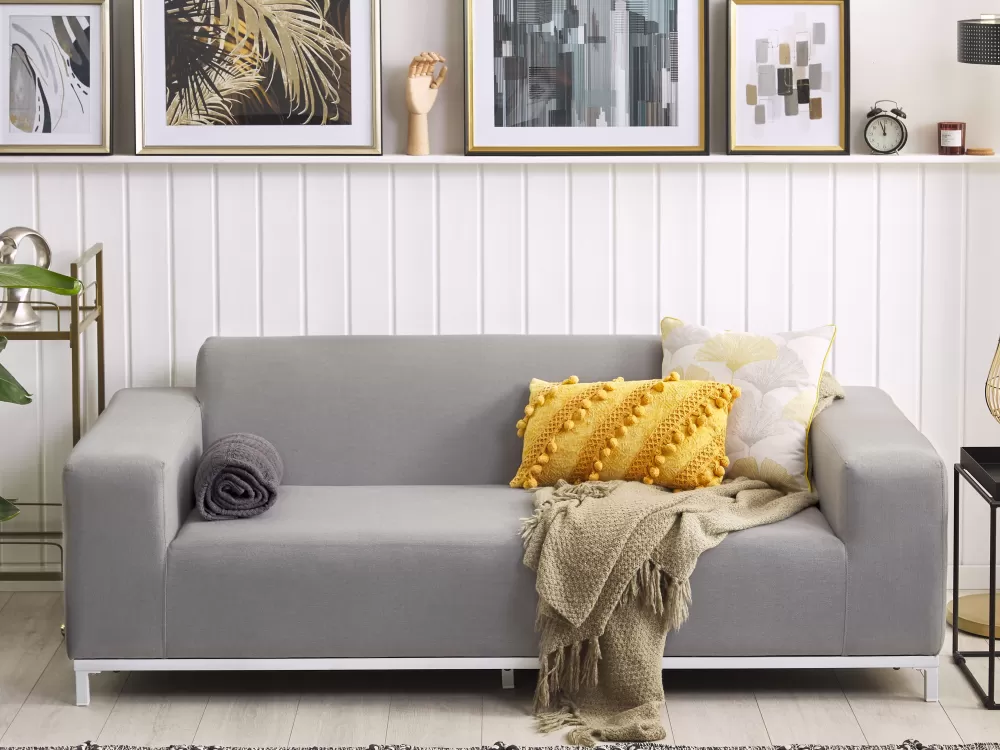Divano da Esterno 3 Posti Tessuto Rovigo - Bianco e Grigio Chiaro, Design Resistente Beliani



Comodo Divano da Esterno 3 Posti in Tessuto Resistente - Colori Grigio Chiaro/Bianco, Linea Rovigo by Beliani per Relax all'Aperto