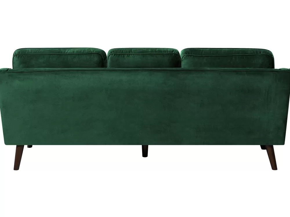 Divano Beliani a 3 posti verde Lokka - Sconto Esclusivo