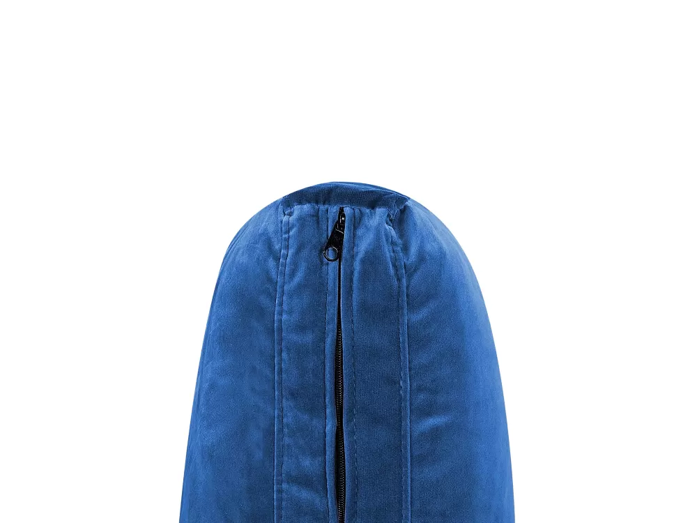 Divano angolare Beliani in velluto navy, 4 posti comodi - Moderno design Evja per il tuo soggiorno