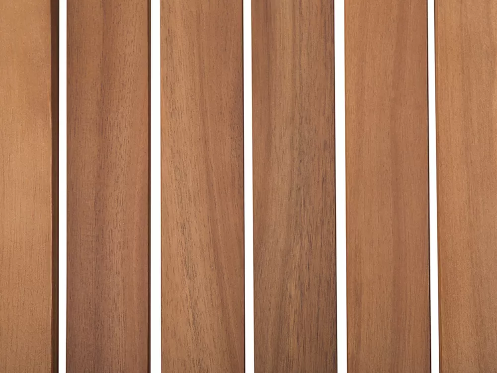 Elegante Set da Esterno Bermuda in Legno di Acacia Bianco - Divano a 4 Posti con Cuscini Resistenti alle Intemperie