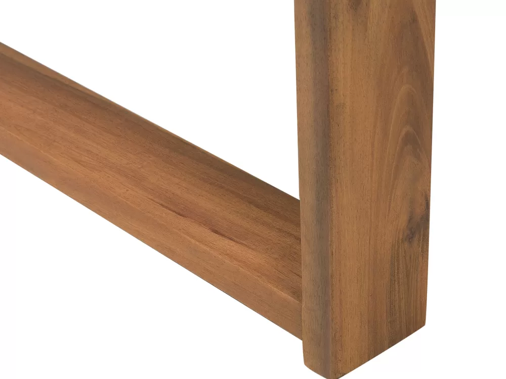 Saldo Beliani: Set da Esterno 4 Posti in Acacia Certificata - Divano da Giardino Timor con Struttura in Legno Chiaro