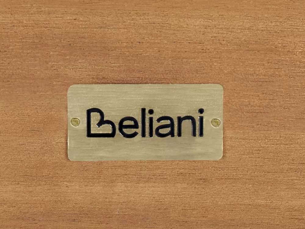 Saldo Beliani: Set da Esterno 4 Posti in Acacia Certificata - Divano da Giardino Timor con Struttura in Legno Chiaro