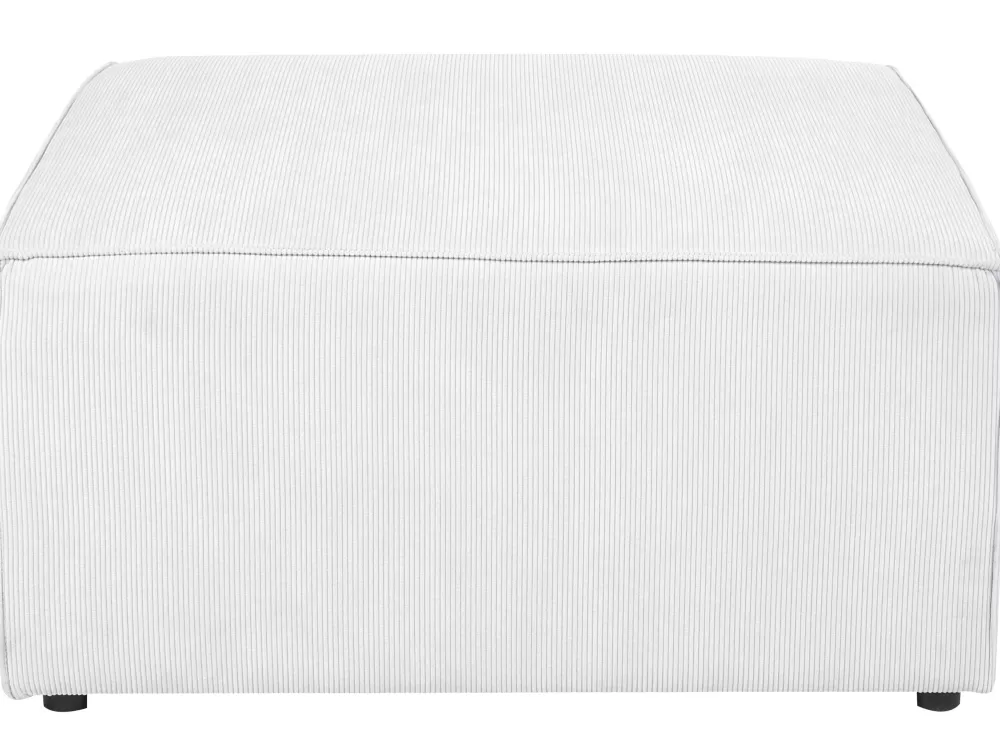 Divano Angolare Elegante da 5 Posti con Vano Portaoggetti, Design Moderno in Bianco Naturale – Lemvig per Soggiorno Sinistro