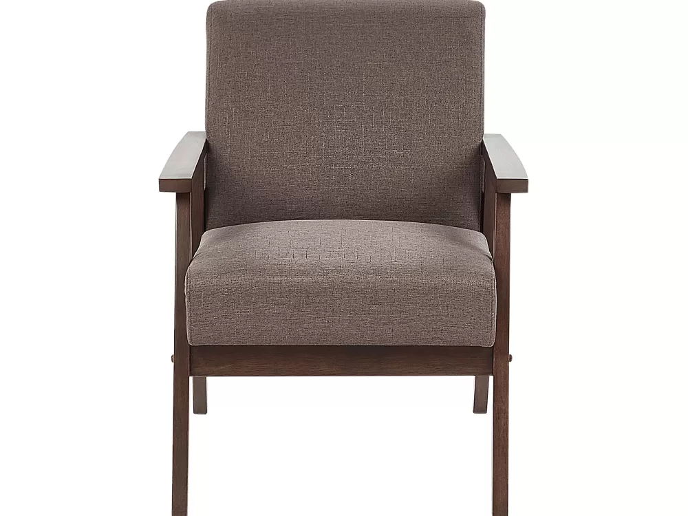 Divano componibile Beliani a 6 posti in tessuto marrone - Set salotto moderno e confortevole con struttura resistente
