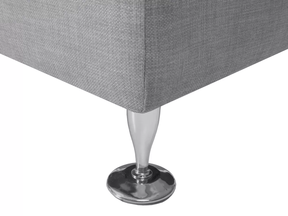 Divano Rotunde Beliani in Tessuto Grigio Chiaro - 7 Posti con Design Accogliente | Promozione Attiva + Consegna Rapida