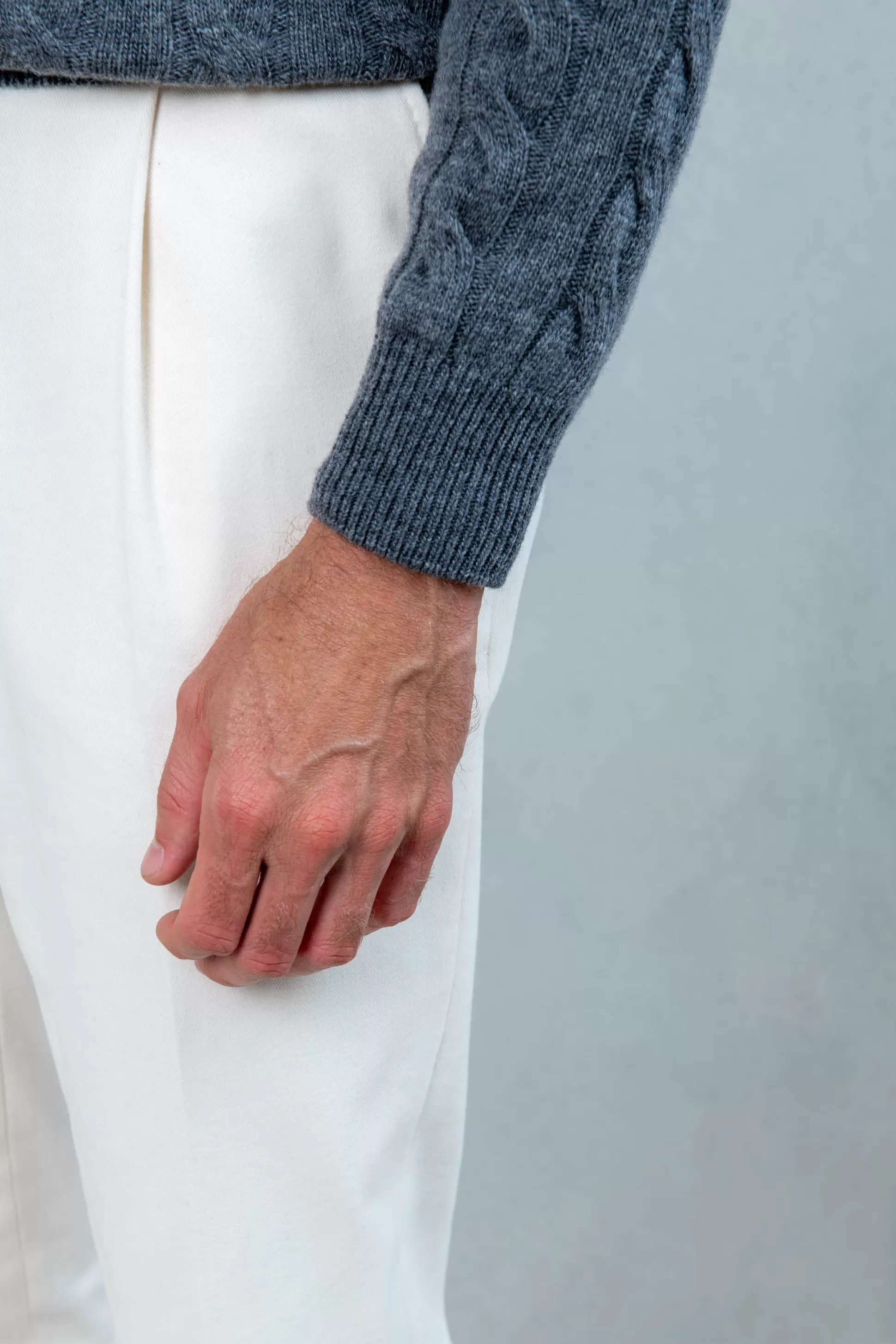 Maglia Alta Dolcevita Antracite - Lusso Artigianale Italiano | Collezione Autunno Pini Parma