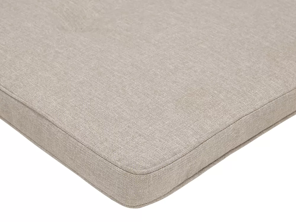 Cuscini Ergonomici per Lettini da Sole Beliani - Rivestimento in Tessuto Sabbia, Design Elegante Cesana per Relax Totale