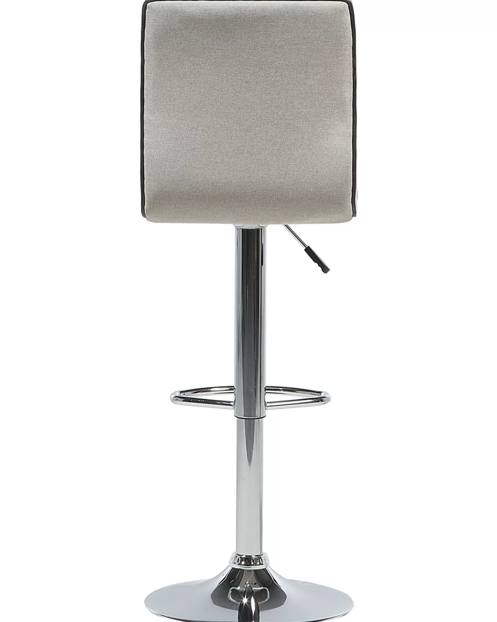 Beliani Coppia di Sgabelli Alti per Bar in Tessuto Beige Chiaro - Lucerne, Design Moderno e Confortevole