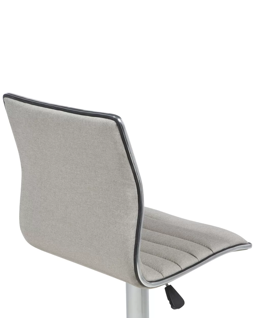 Beliani Coppia di Sgabelli Alti per Bar in Tessuto Beige Chiaro - Lucerne, Design Moderno e Confortevole