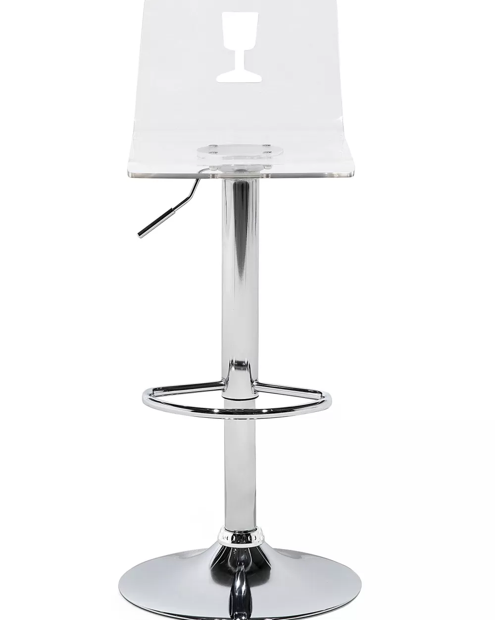 Beliani - Coppia di 2 Sgabelli da Bar Moderni in Plastica, Design Scandi Bianco Puro - Ideali per Spazi Contemporanei