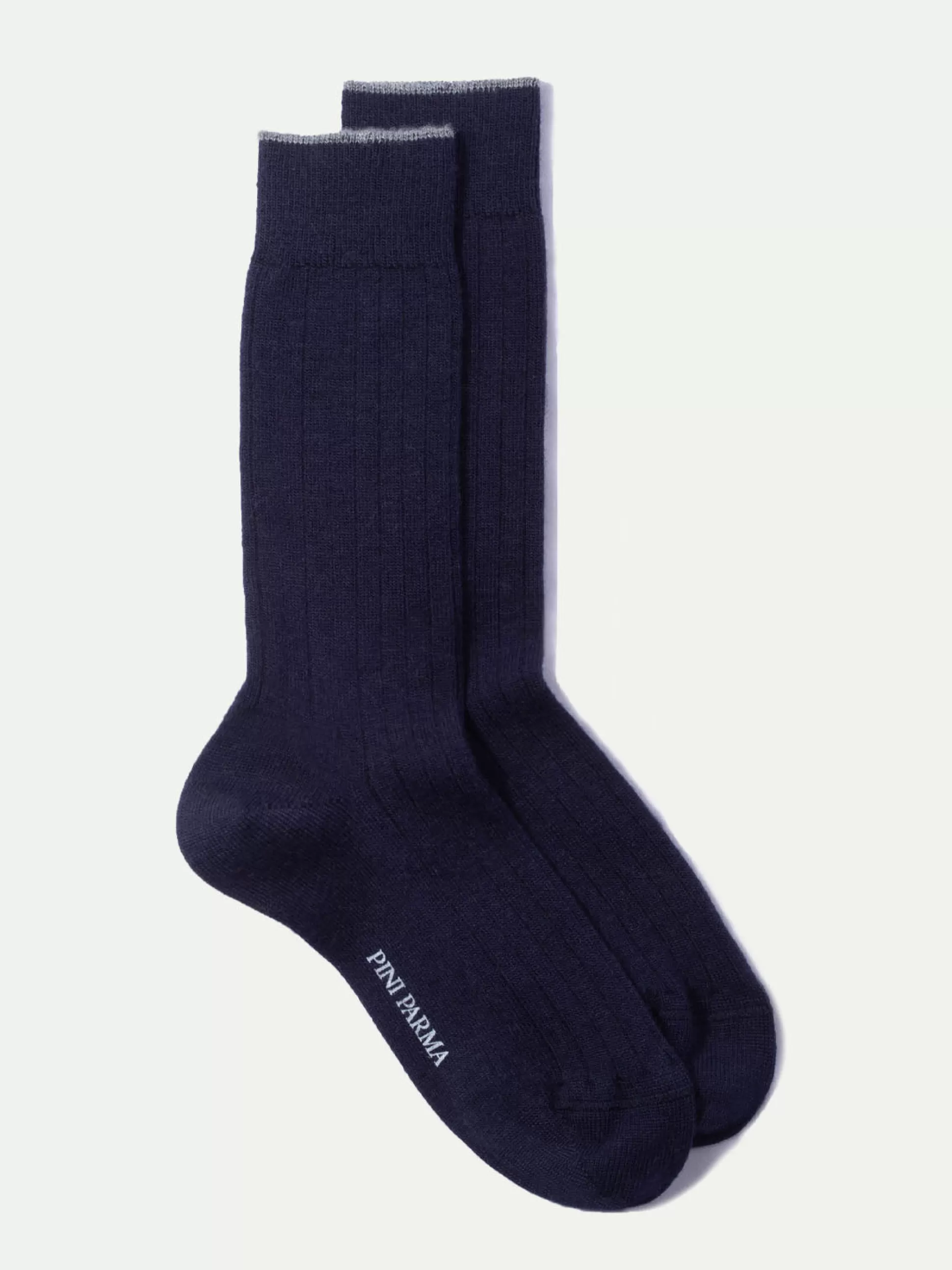 Calzini Corti in Lana Ultra-Resistenti - Blu Classico, Prodotto Artigianalmente in Italia | Saldi Esclusivi Pini Parma
