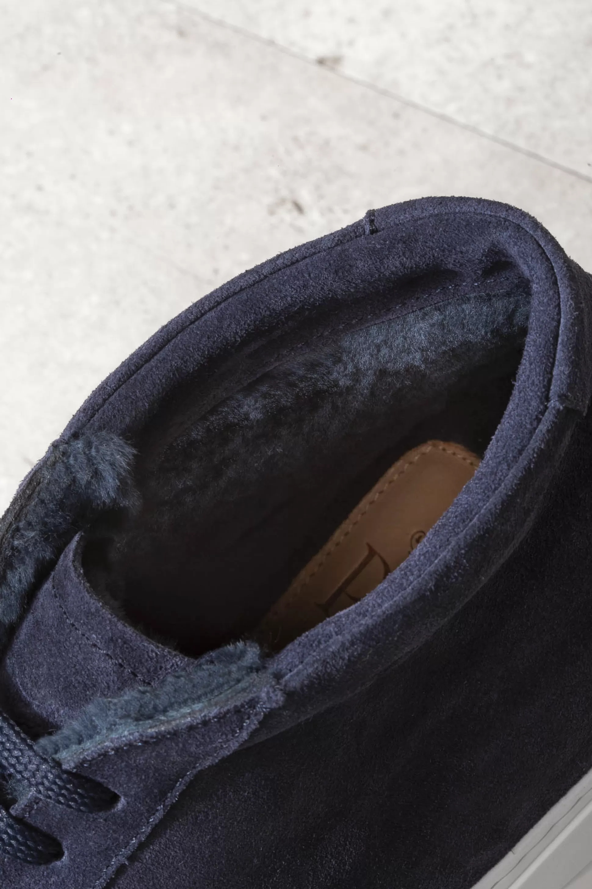 Scarpe Sportive Mezzo-Alto Blu - Fatto a Mano in Italia | Edizione Speciale Pini Parma con Offerta Lampo