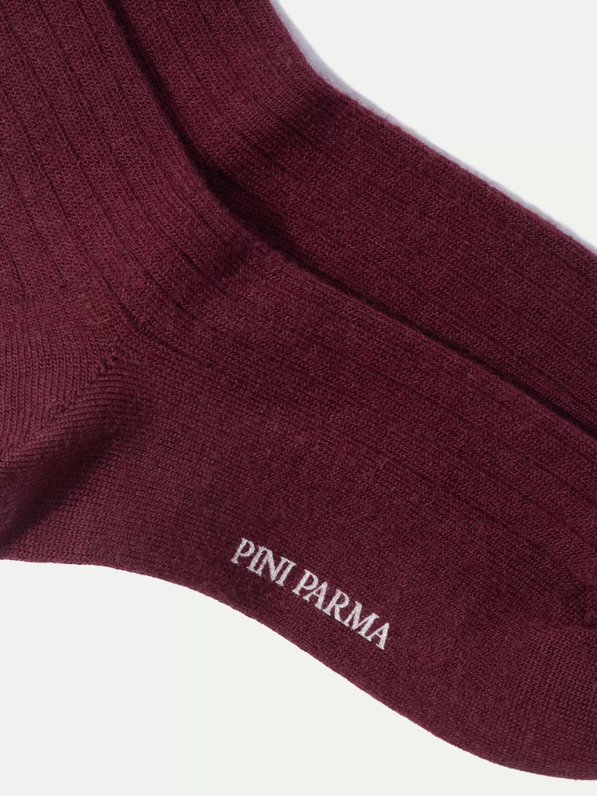 Calzini corti in lana pregiata Bordeaux - Resistenza eccezionale, prodotto artigianalmente in Italia | Saldi Pini Parma - Confezione esclusiva