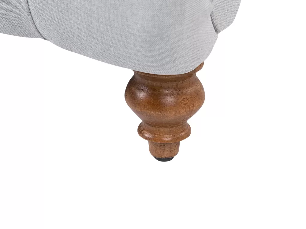 Grigio Copridivano Morbido con Rivestimento Rimovibile - Tessuto Elegante per Salotto | Offerta Beliani