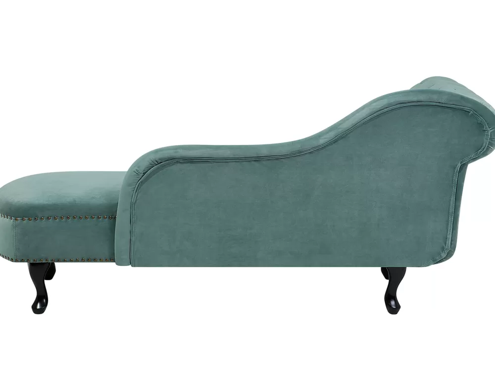 Beliani Divano a 2 Posti in Velluto Verde Menta - Design Moderno per Soggiorno Confortevole