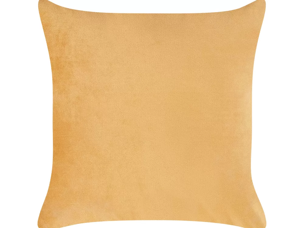 Divano angolare sinistro in velluto Beliani - Tonalità arancione Gonesse, comfort premium a prezzo accessibile