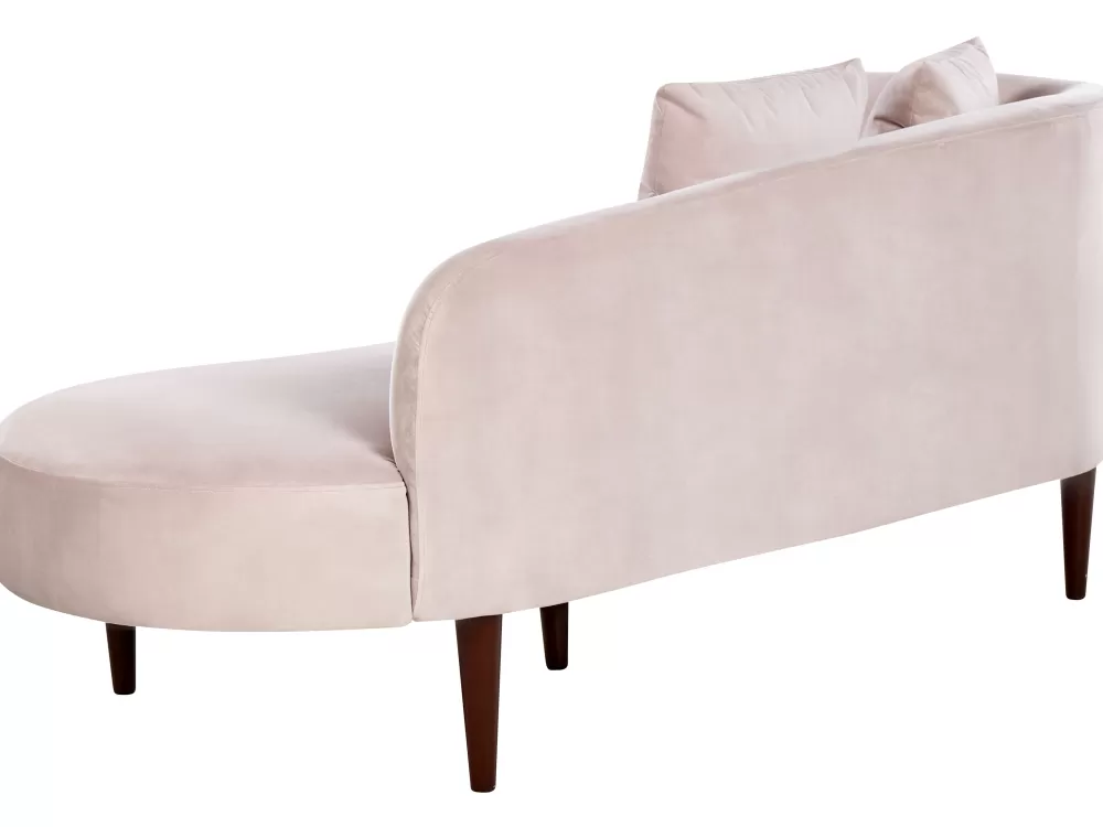 Divano Moderno in Velluto Morbido, Design Vasenk - Tonalità Rosa Pastello | Collezione Chaumont | Beliani