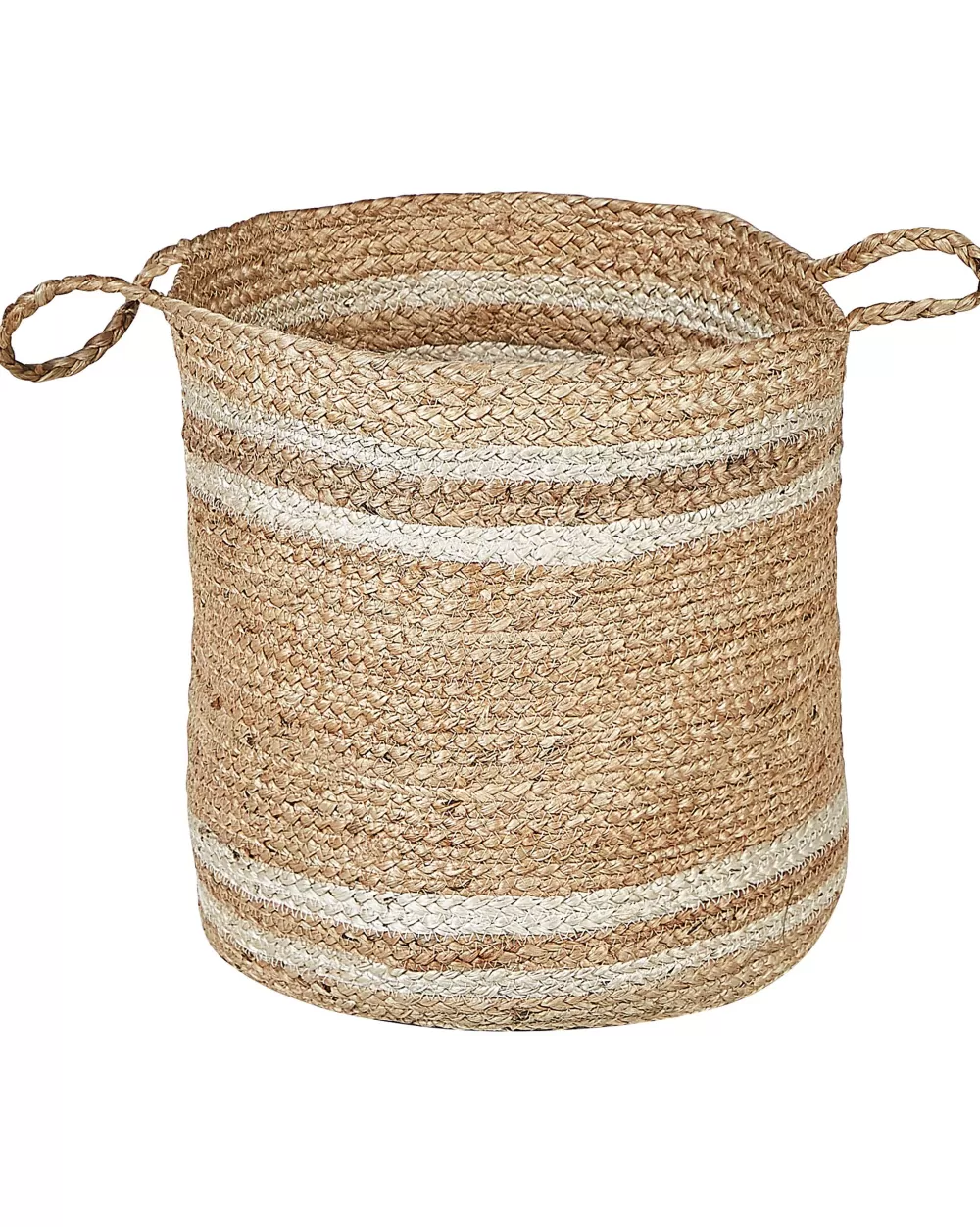 Beliani Set 3 Cesti in Vimini Naturali Beige - Idee Arredo con Stile