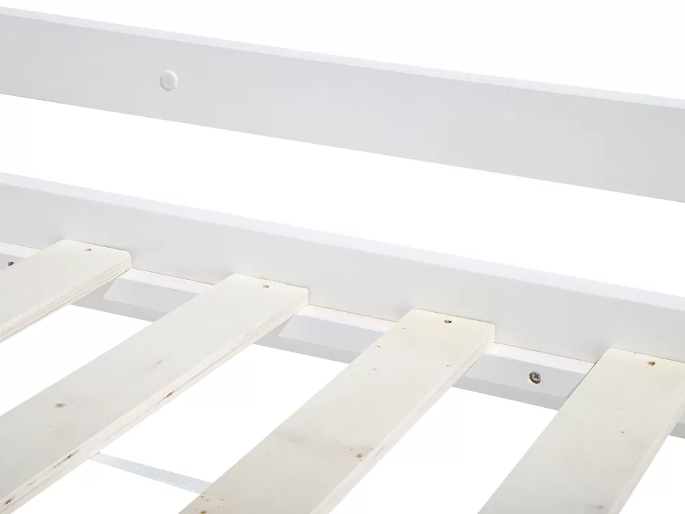 Copripiumino Beliani Regat Kerrossanky Bianco 90x200 cm - Offerta Speciale Outlet

，