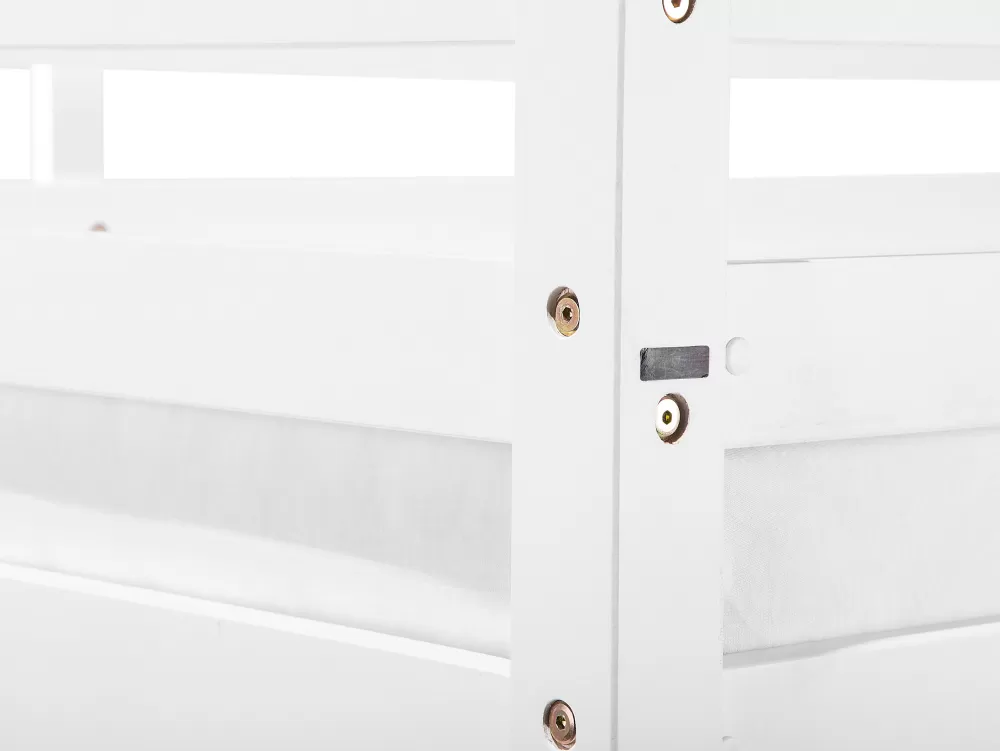 Copripiumino Beliani Regat Kerrossanky Bianco 90x200 cm - Offerta Speciale Outlet

，