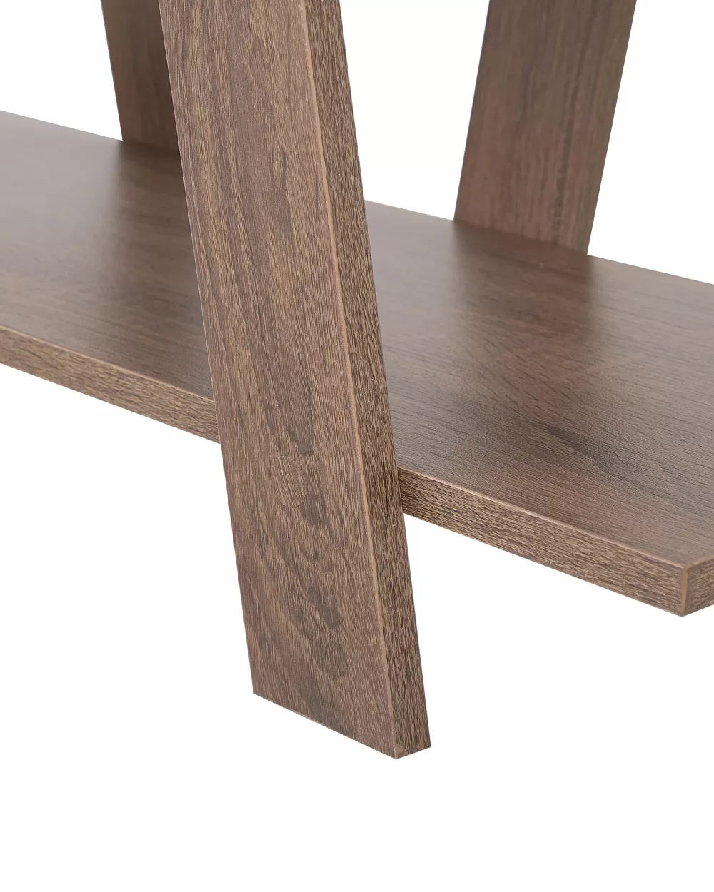 Libreria Moderna a 5 Ripiani in Legno Scuro Escalante - Design Elegante per Soggiorno o Ufficio Beliani
