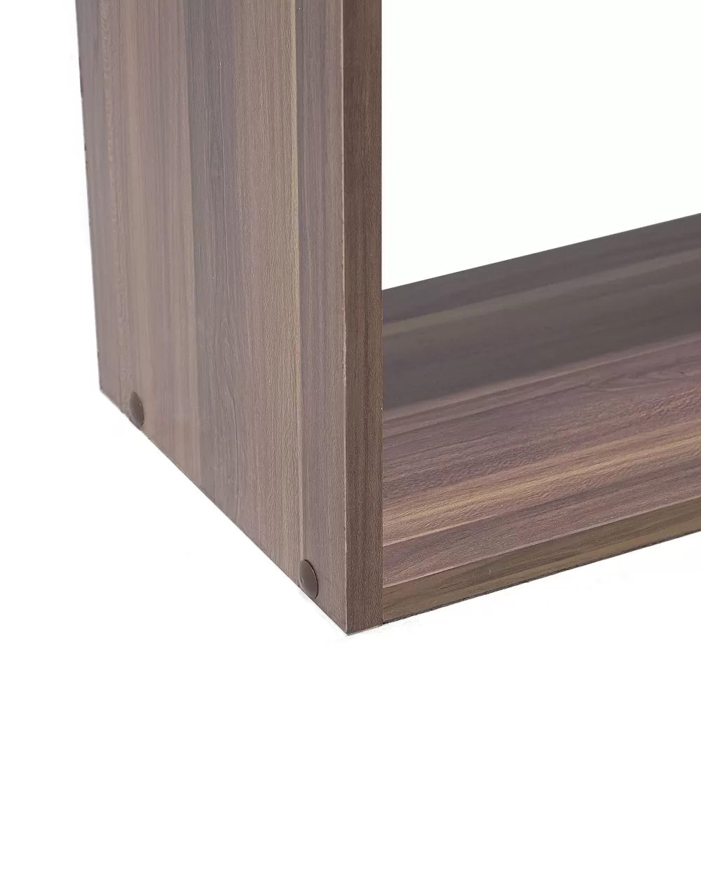 Beliani in offerta: Libreria moderna a 5 ripiani con struttura legno scuro e finiture bianche - perfetta per ambienti contemporanei