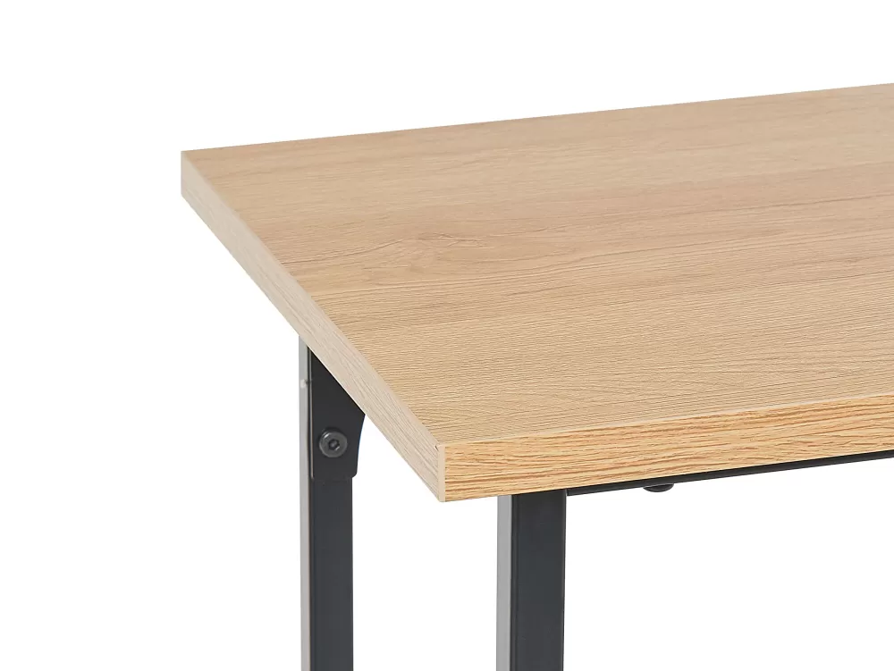 Tavolino console Beliani in legno chiaro e Dorena nero - Offerta lampo per arredamento moderno

（：，，，，，12.3%）