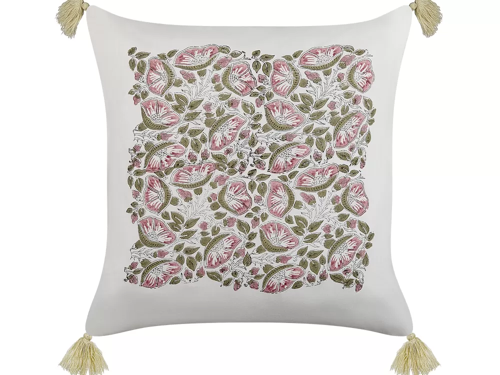Carissa Beliani: Coppia di Morbidi Cuscini Decorativi 45x45 cm in Cotone Multicolore - Design Versatile per Arredi Accoglienti