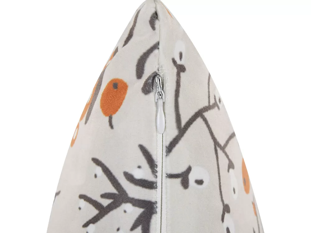 Beliani - Coppia di Cuscini Decorativi in Velluto, 45x45 cm, Design Elegante Montbretia