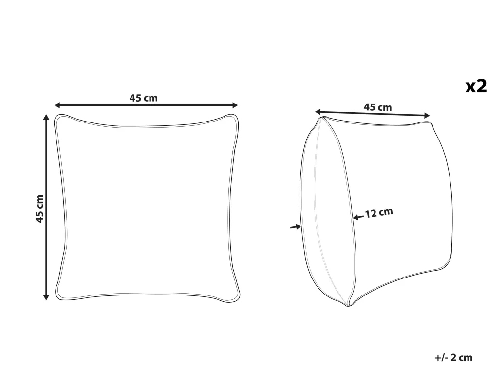 Covasna Collection: Elegante Coppia di Cuscini in Velluto Arancione 45x45 cm per Arredamento Moderno