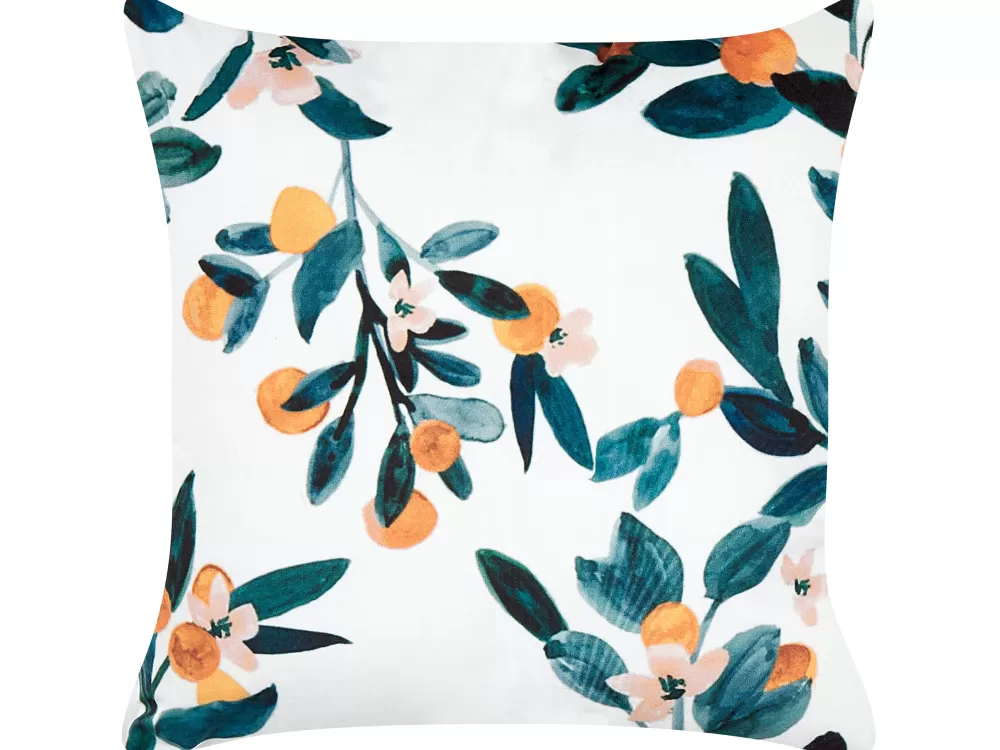 Cuscino decorativo in velluto verde smeraldo 45x45 cm - Knautia Collection by Beliani (Promo esclusiva)