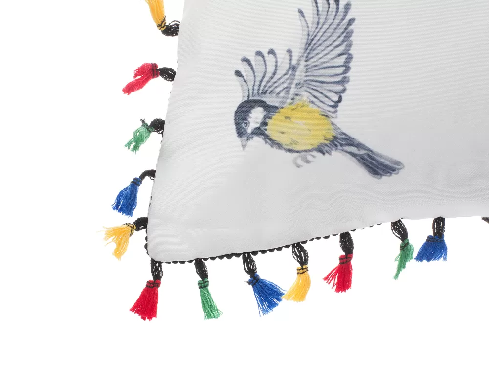 Cuscini Decorativi Morbido Mallow Bianco 45x45 cm - Confezione da 2 Pezzi, Hot Beliani