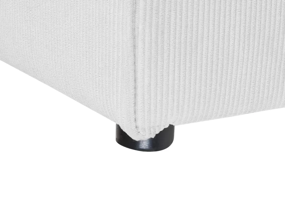 Modulo Angolare Confortevole in Vakosametti - Design Moderno Bianco Naturale Lemvig per Arredamento Contemporaneo