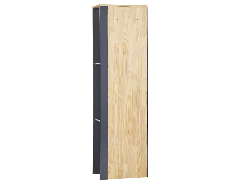 Beliani Set Organizzativo per Bagno | Composizione Modulare in 3 Pezzi, Grigio Figueres - Soluzione Elegante e Pratica
