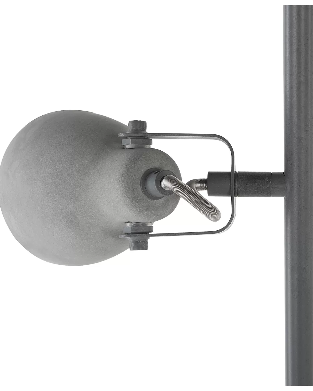 Lampada da Terra Moderna Beliani Design a 3 Luci in Cemento Grigio Chiaro - Illuminazione Elegante per Interni Mistago