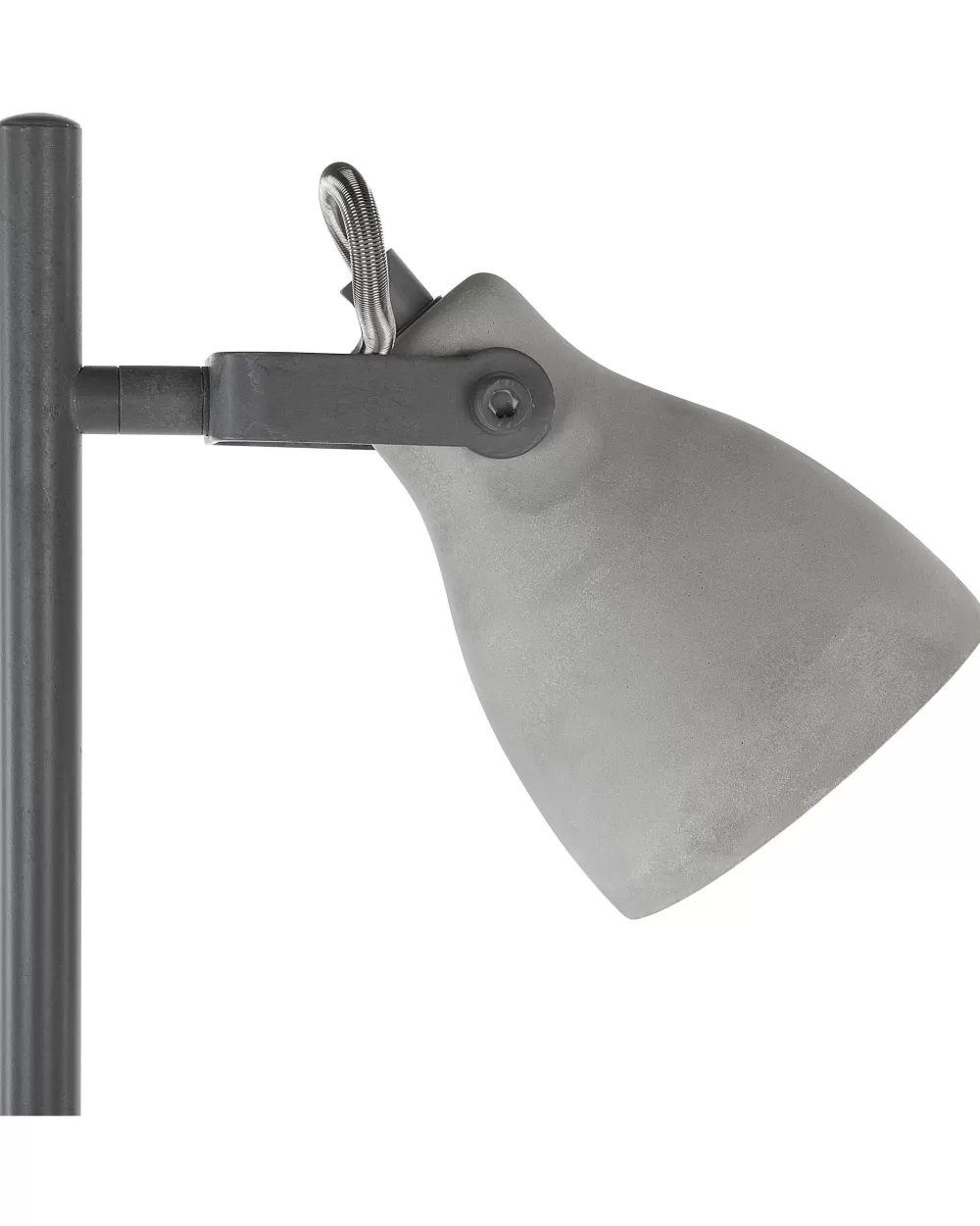 Lampada da Terra Moderna Beliani Design a 3 Luci in Cemento Grigio Chiaro - Illuminazione Elegante per Interni Mistago