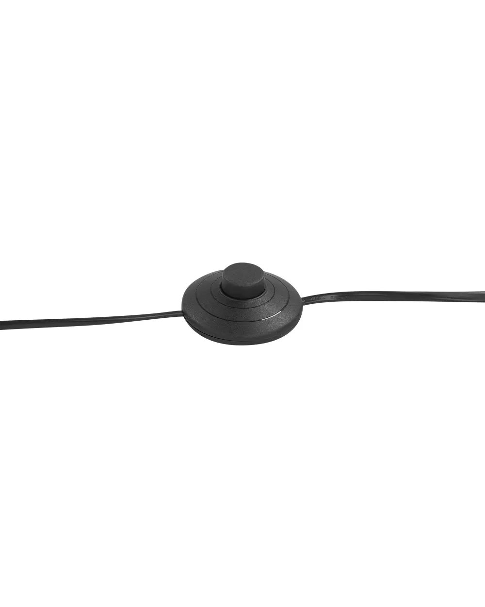 Beliani Lampada da Terra Moderna a 5 Luci con Struttura in Metallo Nero - Design Elegante per Interni