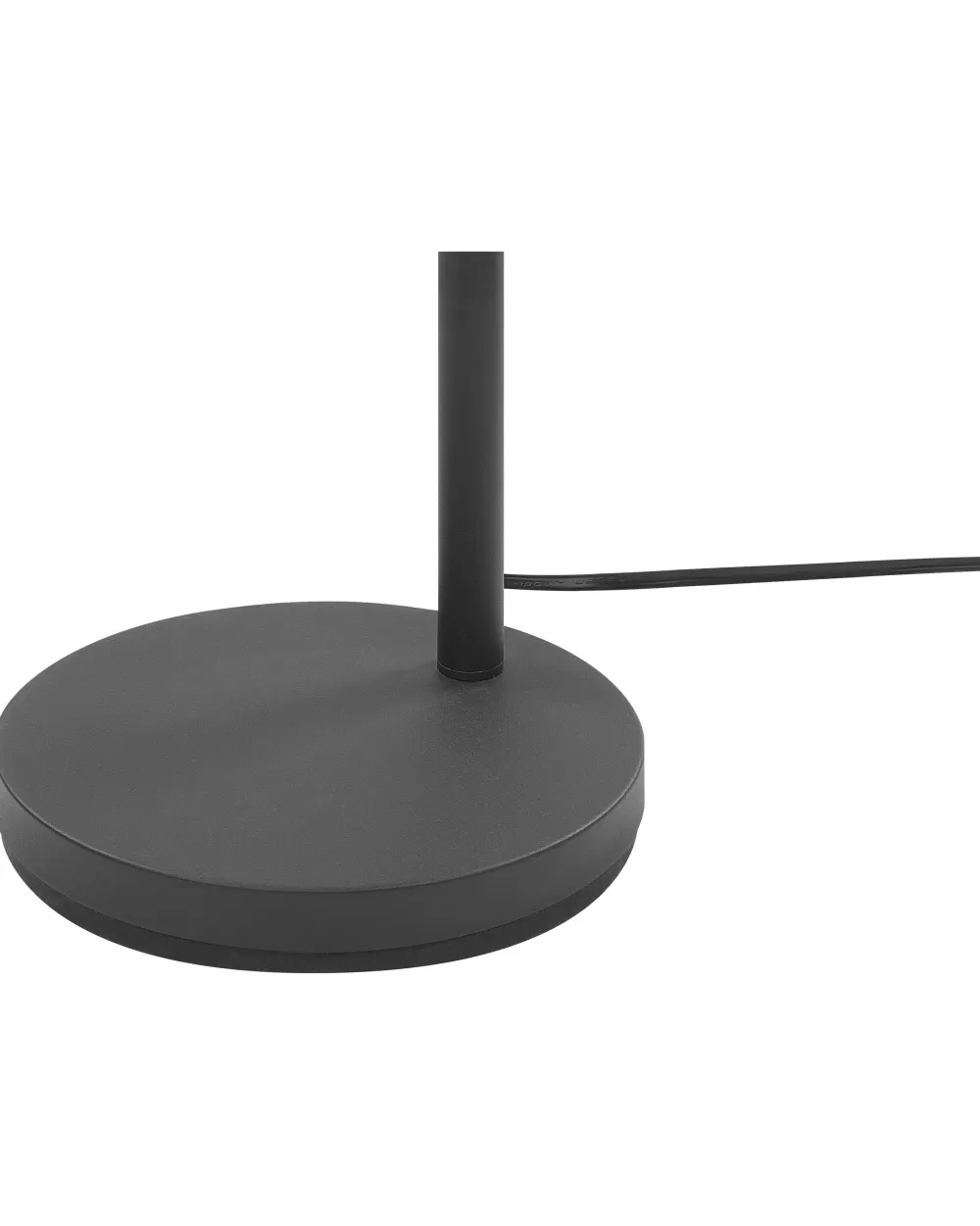Beliani Lampada da Terra Moderna a 5 Luci con Struttura in Metallo Nero - Design Elegante per Interni