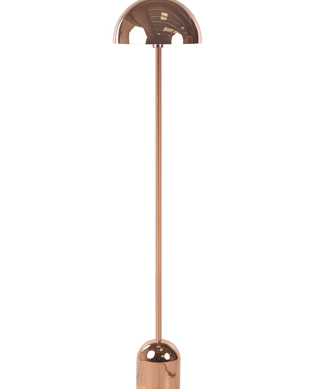Lampada da Terra Beliani Macasia in Metallo con Finitura Ramata - Design Elegante per Interni Moderni