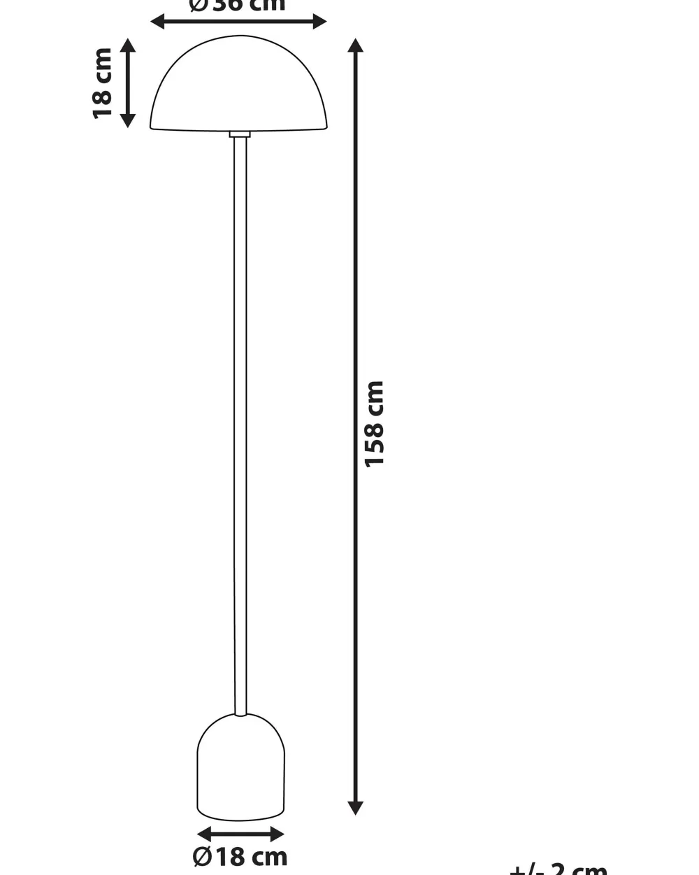 Lampada da Terra Beliani Macasia in Metallo con Finitura Ramata - Design Elegante per Interni Moderni
