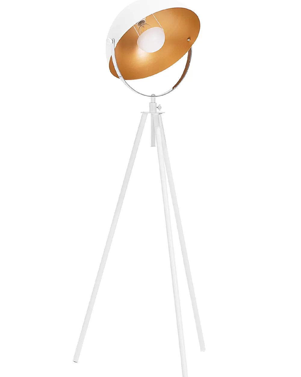 Lampada da Terra Beliani Design Moderno in Metallo Bianco e Dorato - Modello Thames Elegante

（：：1. 2.AI 3. 4.。：+++++，）